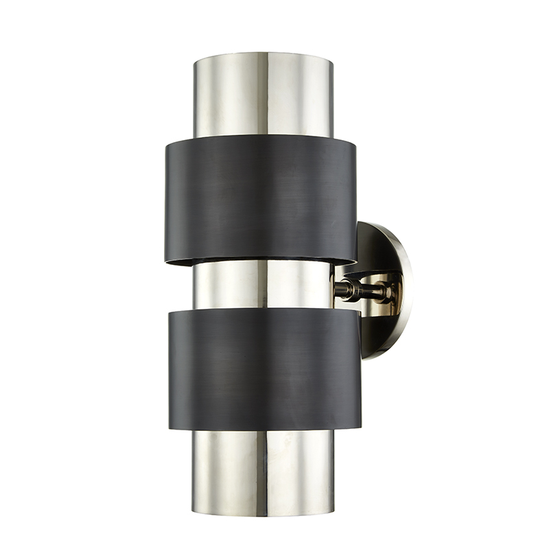 Cyrus Wall Sconce shown from a second angle to highlight the arm curve and shade silhouette.