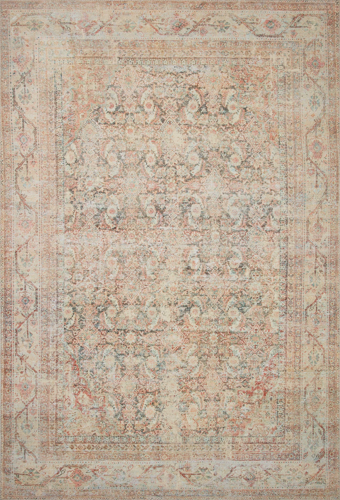 Adrian Natural / Apricot β a Loloi rug at Laurie Yapp Home.