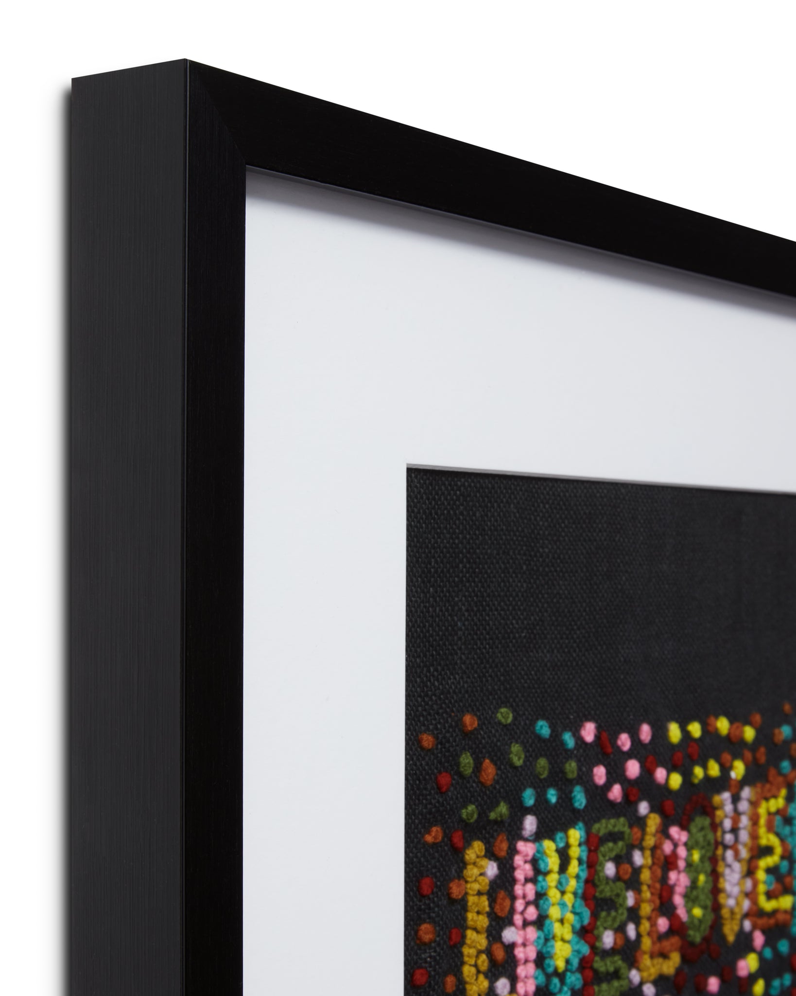Live, Love, Laugh Black / Multi shown from another angle.