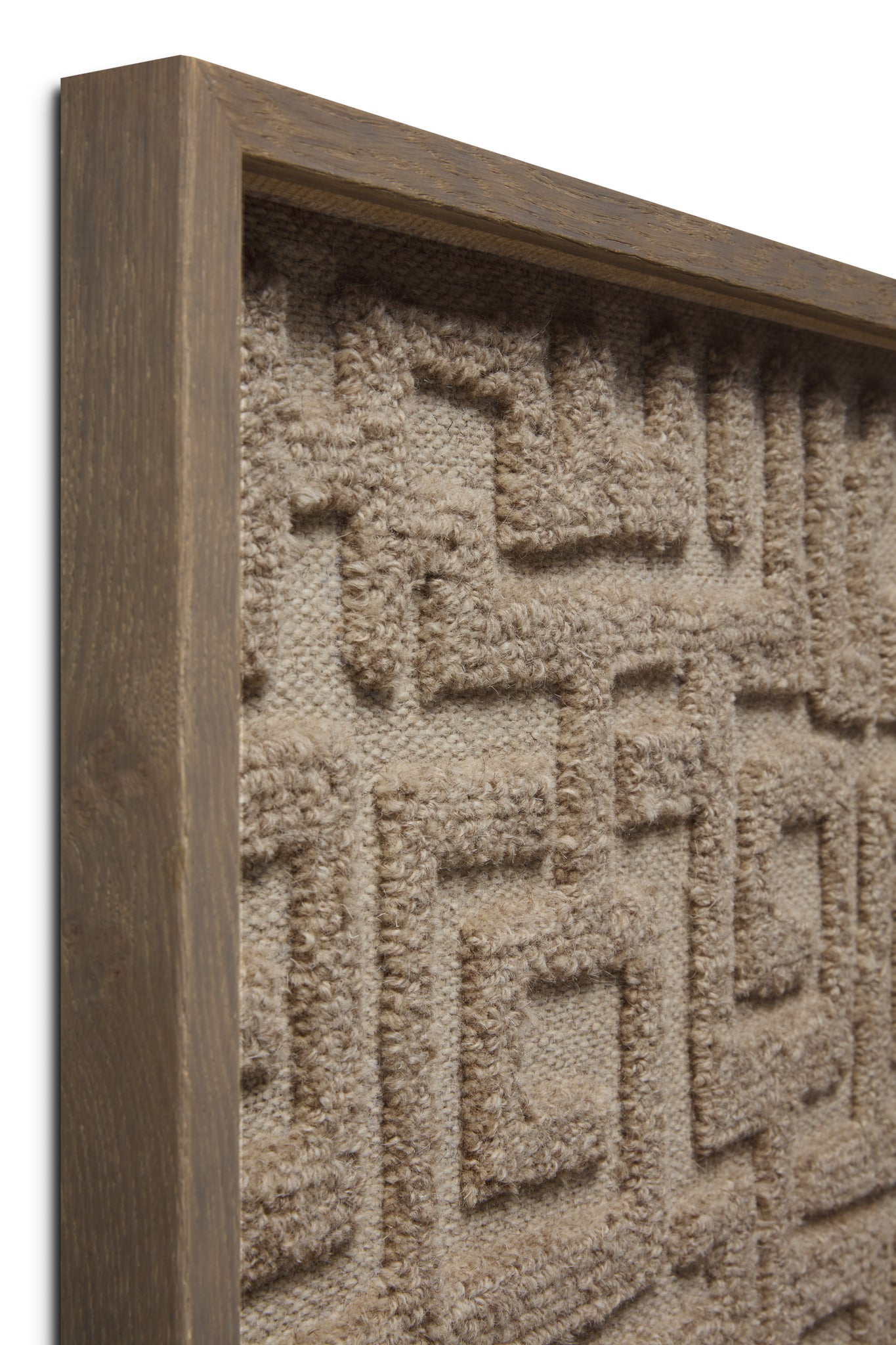 Mythus Beige / Ivory Rug Art shown from another angle.