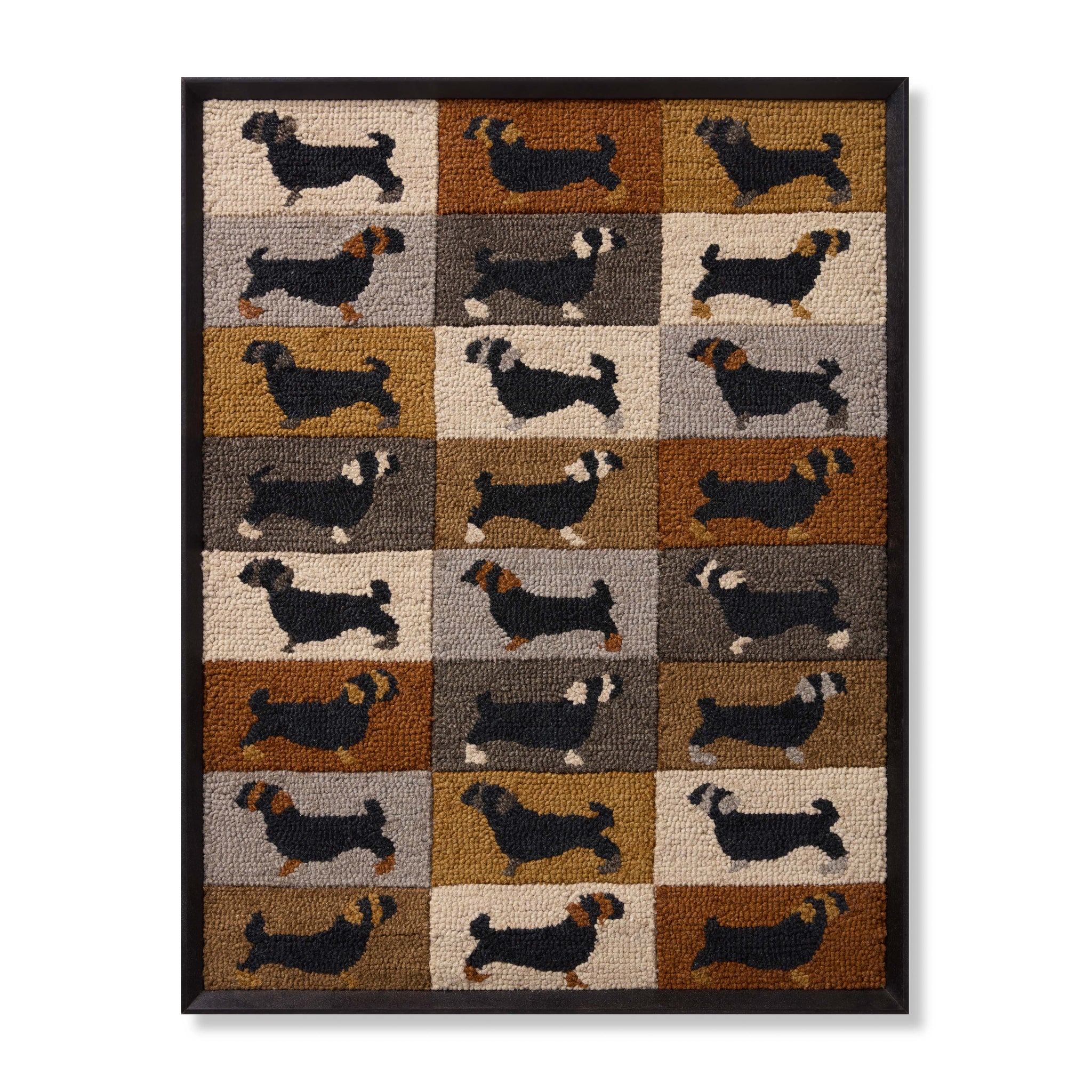 Dackel Brown / Grey — a Loloi artwork at Laurie Yapp Home.