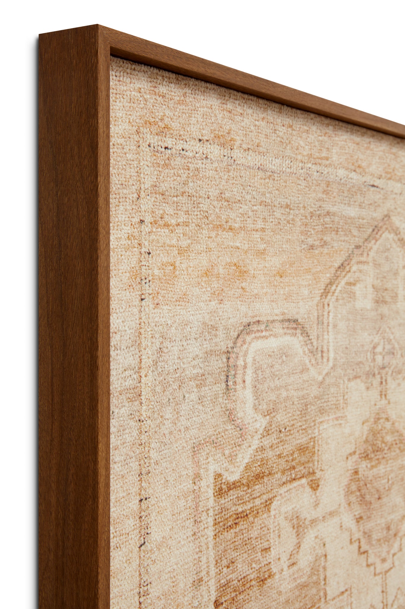 Florence Ivory / Beige Rug Art shown from another angle.