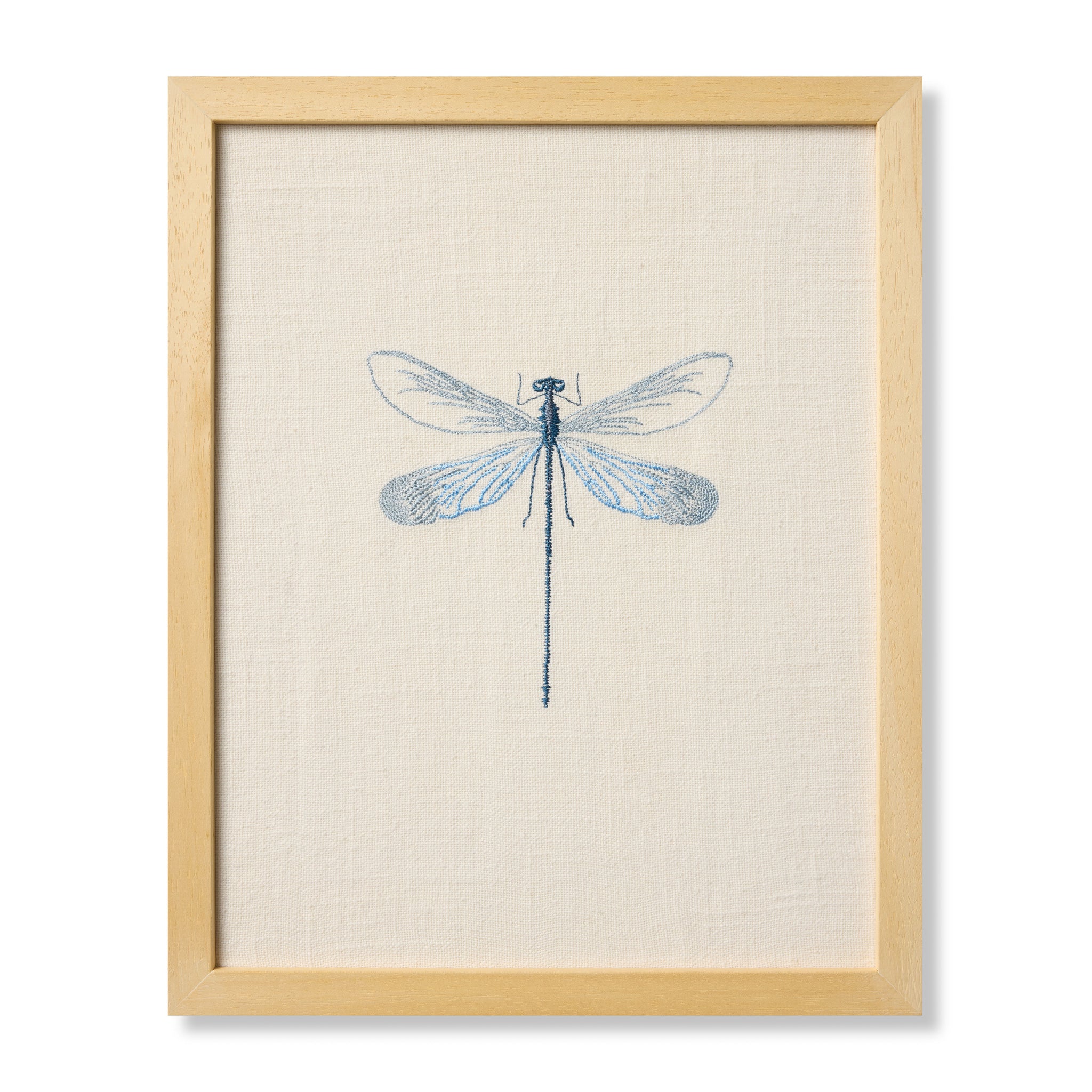 Dragonfly Blue Blue / Beige Rug Art — a Loloi artwork at Laurie Yapp Home.