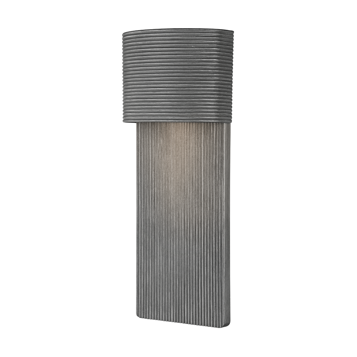 Tempe Exterior Wall Sconce 6.75" x 17" β a Troy wall sconce for bathrooms, hallways, and living rooms at Laurie Yapp Home.
