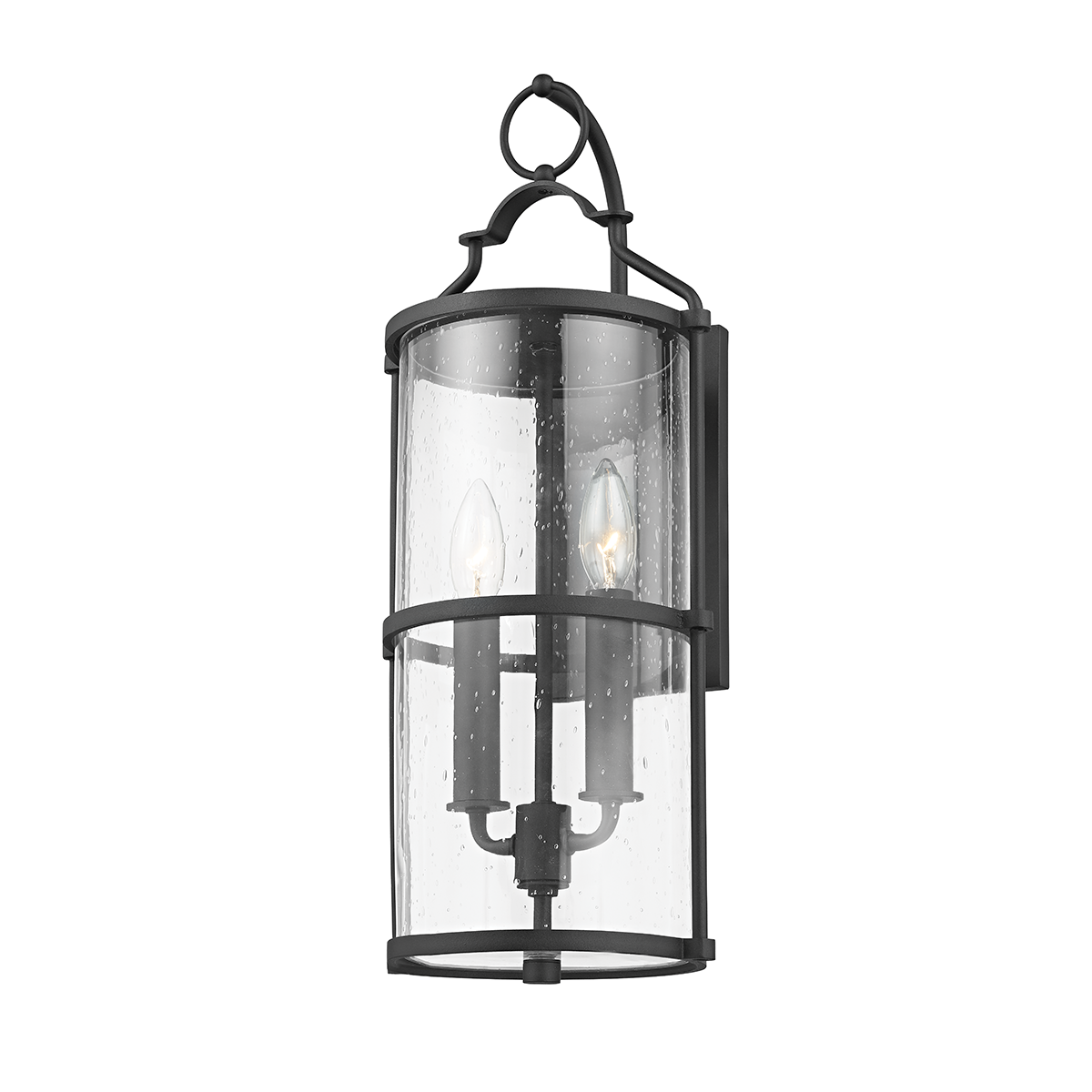 Burbank Exterior Wall Sconce 8.25" β a Troy wall sconce for bathrooms, hallways, and living rooms at Laurie Yapp Home.