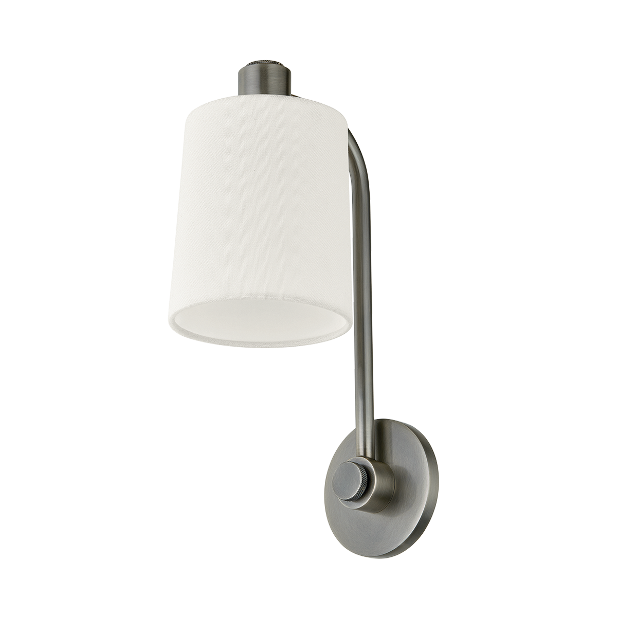 Rigby Wall Sconce shown from a second angle to highlight the arm curve and shade silhouette.