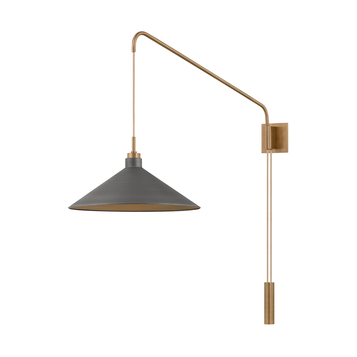 Conor Wall Sconce β a Troy wall sconce for bathrooms, hallways, and living rooms at Laurie Yapp Home.