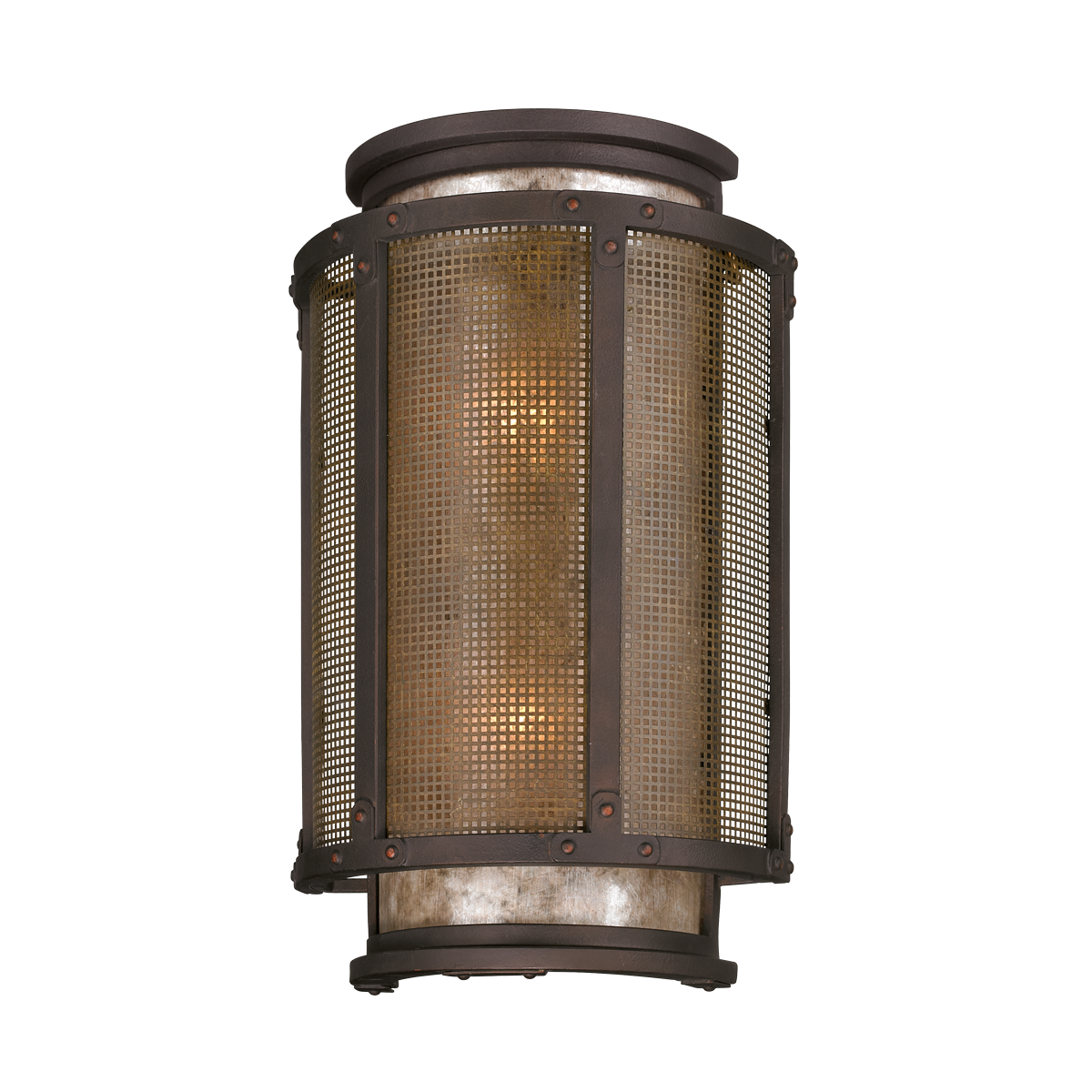 Copper Mountain Exterior Wall Sconce 11.25" — a Troy wall sconce for bathrooms, hallways, and living rooms at Laurie Yapp Home.