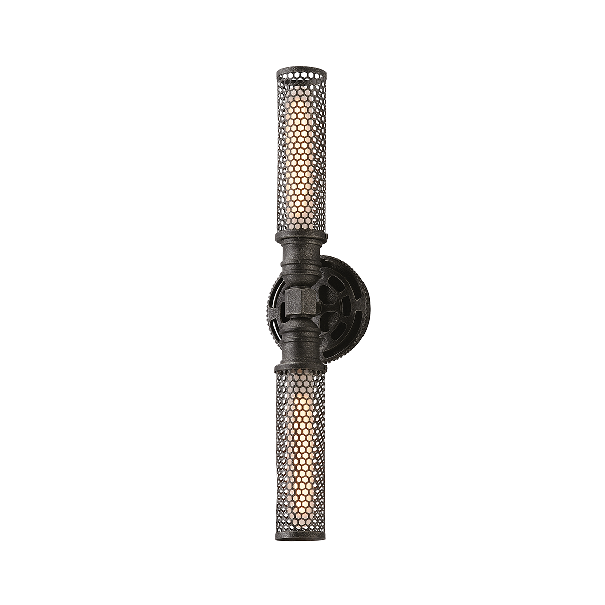 Atlas Wall Sconce 5.25" — a Troy wall sconce for bathrooms, hallways, and living rooms at Laurie Yapp Home.