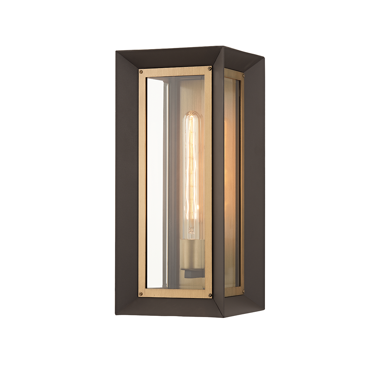 Lowry Exterior Wall Sconce 7.5" — a Troy wall sconce for bathrooms, hallways, and living rooms at Laurie Yapp Home.