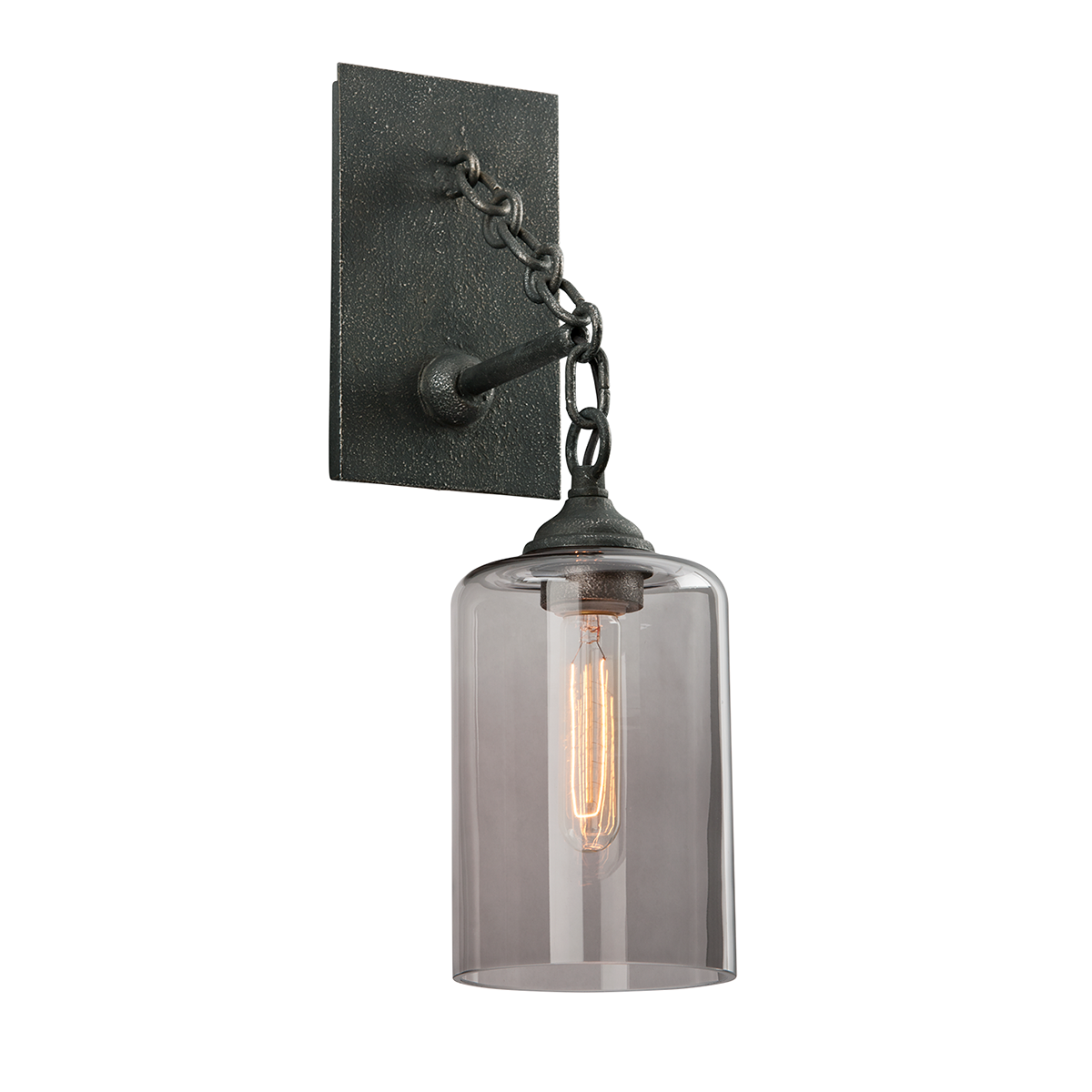 Gotham Wall Sconce — a Troy wall sconce for bathrooms, hallways, and living rooms at Laurie Yapp Home.