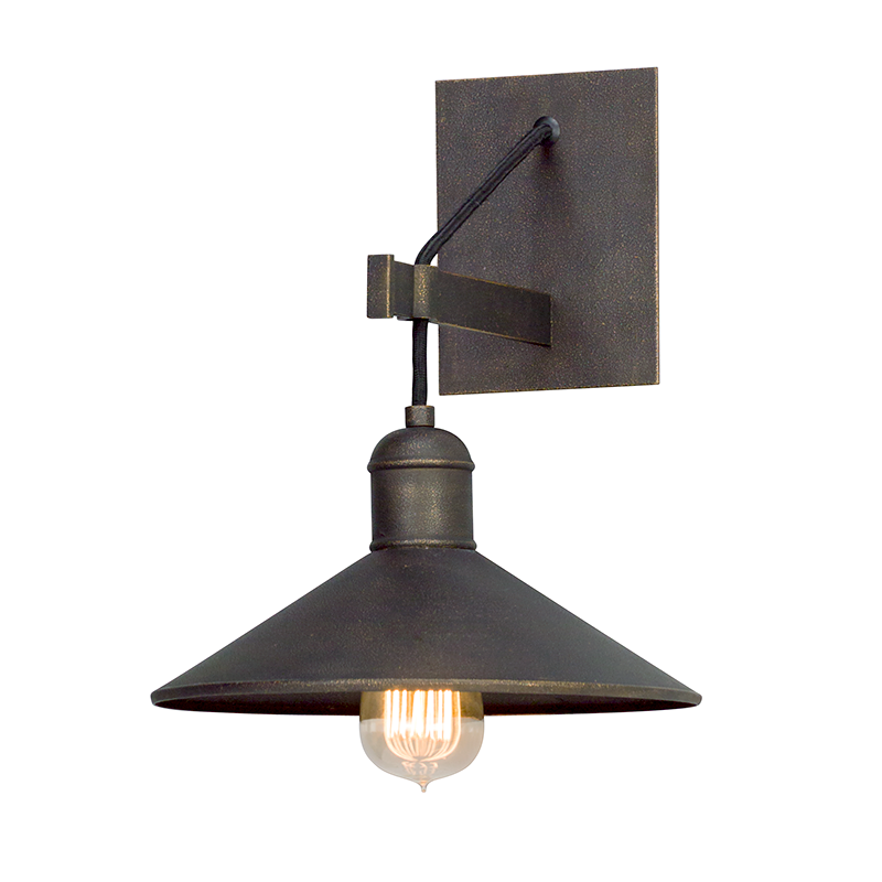 Mccoy Wall Sconce β a Troy wall sconce for bathrooms, hallways, and living rooms at Laurie Yapp Home.