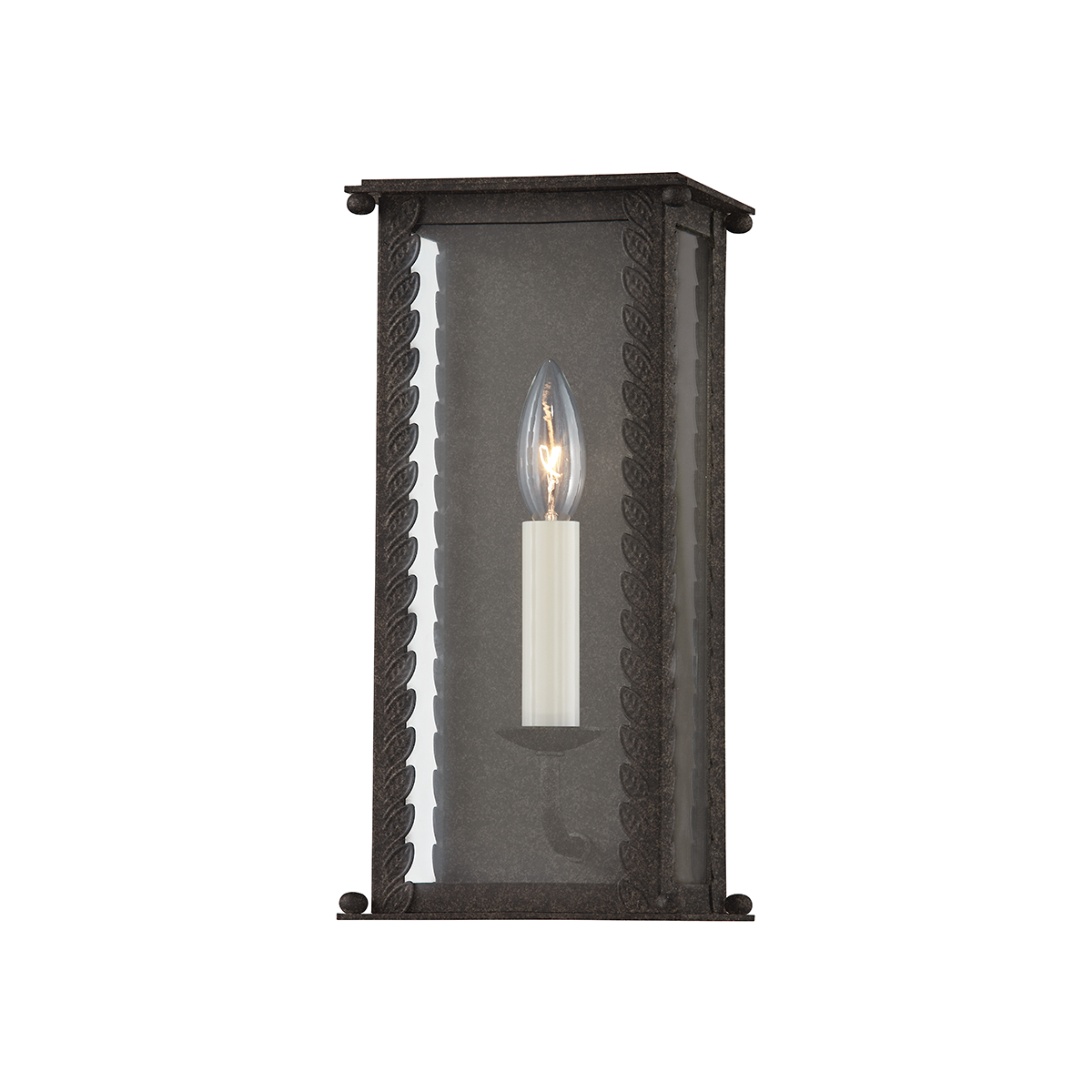 Zuma Exterior Wall Sconce 6.25" — a Troy wall sconce for bathrooms, hallways, and living rooms at Laurie Yapp Home.