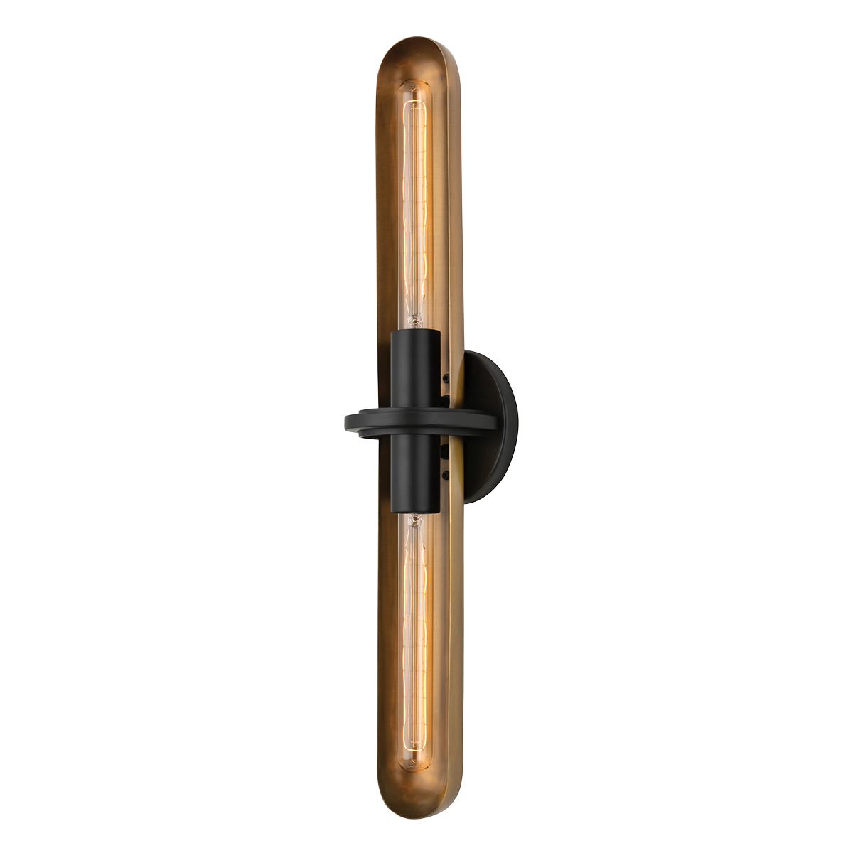Tuscon Wall Sconce 5" x 25.5" β a Troy wall sconce for bathrooms, hallways, and living rooms at Laurie Yapp Home.