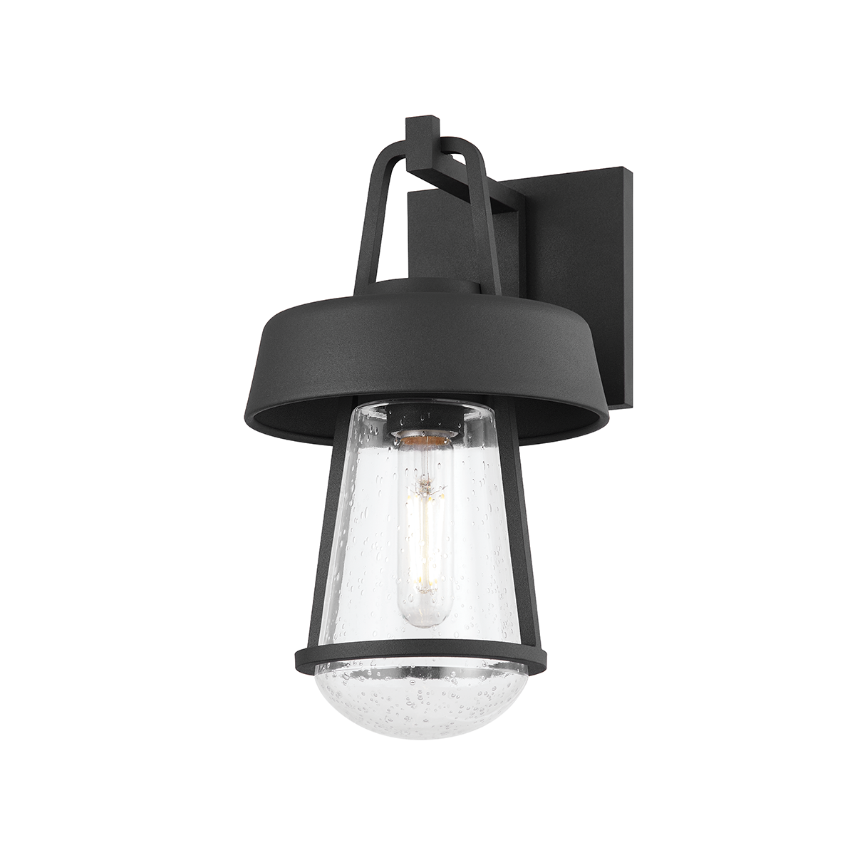 Brady Exterior Wall Sconce 7.5" — a Troy wall sconce for bathrooms, hallways, and living rooms at Laurie Yapp Home.