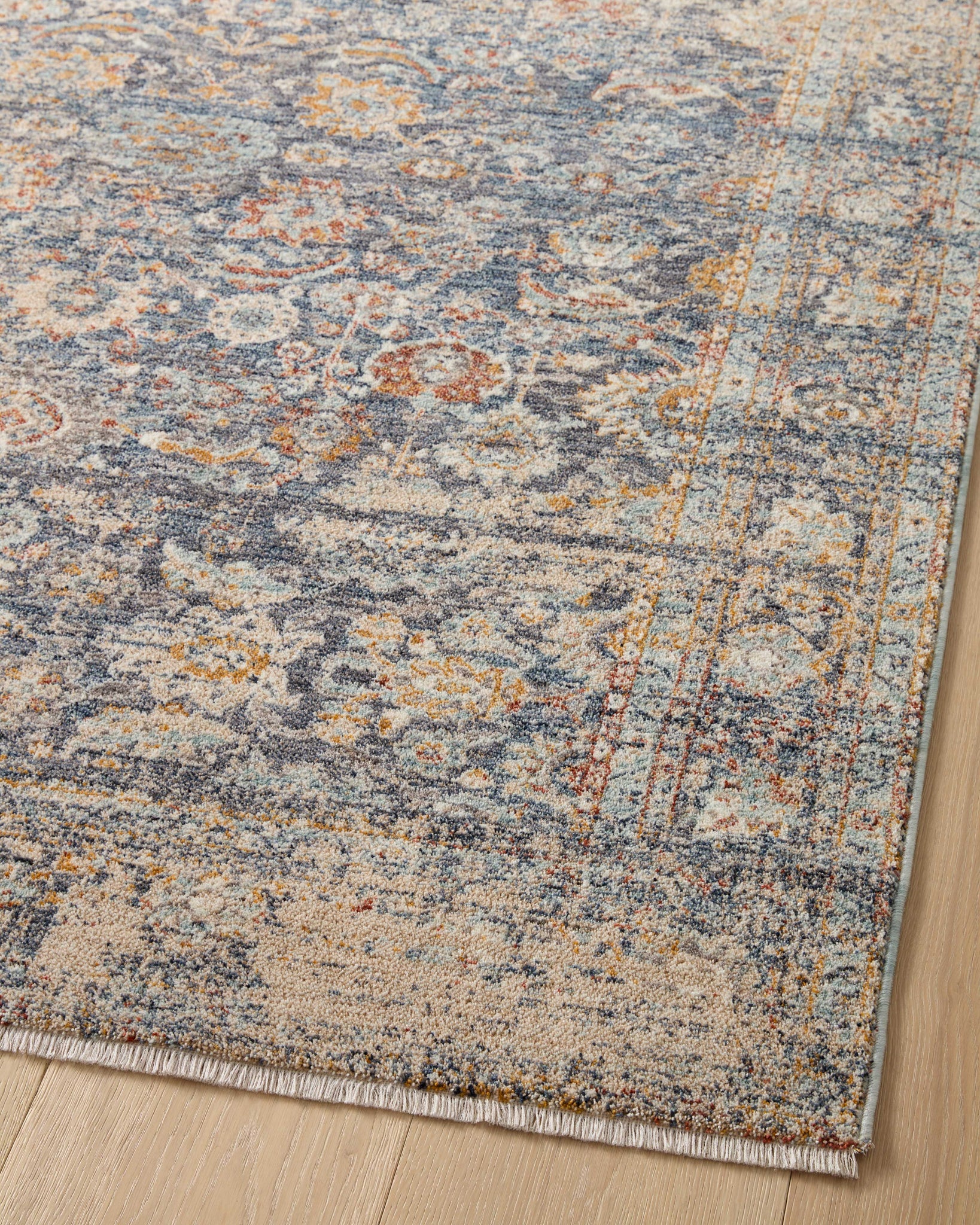 Blake Navy / Multi shown from a different angle to reveal its pattern.