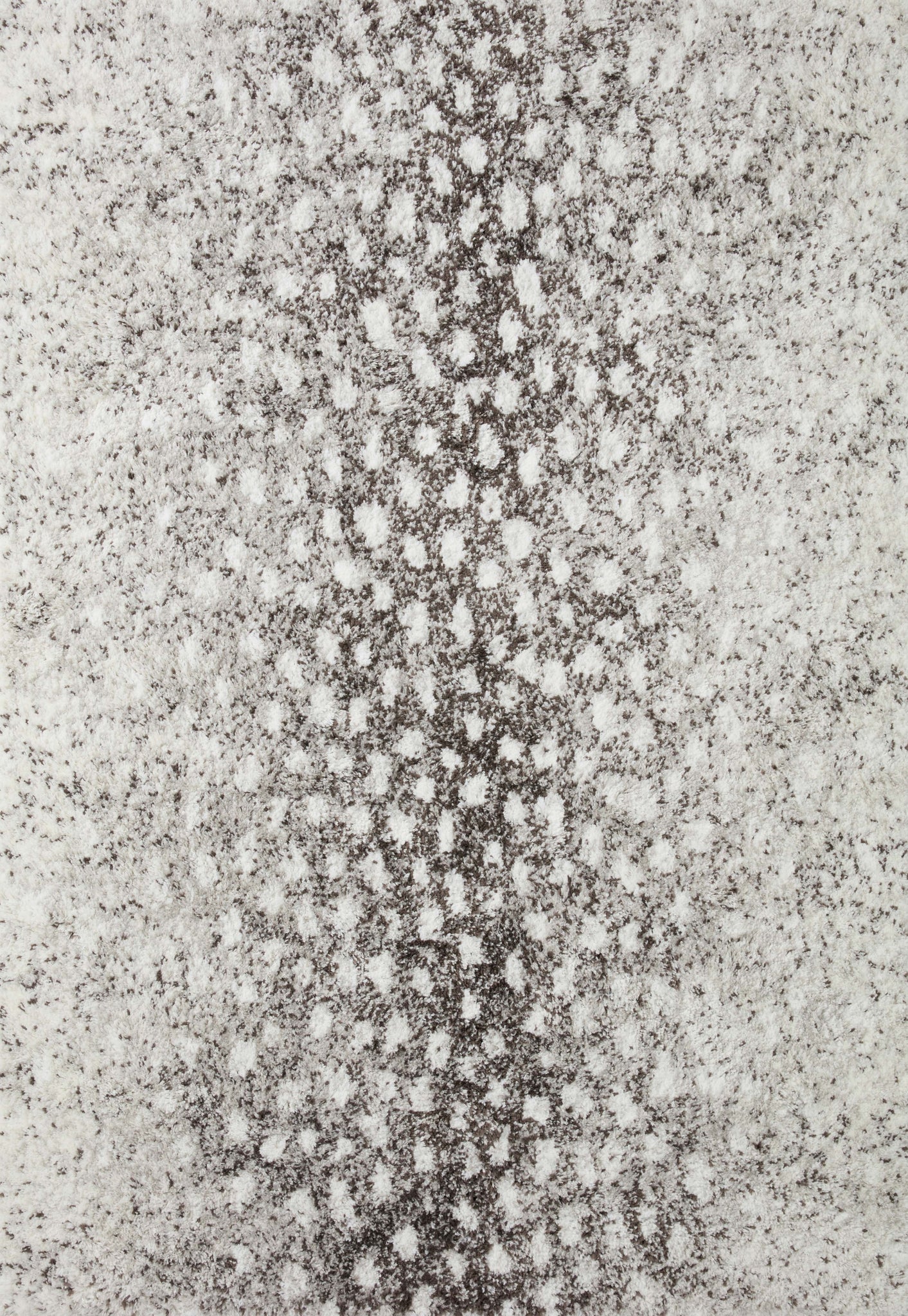 Bliss Shag Grey / White (Pattern 1) โ a Loloi rug at Laurie Yapp Home.