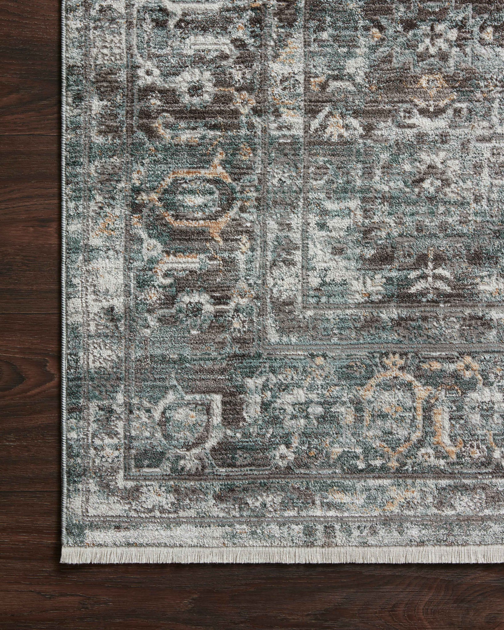 Bonney Slate / Teal shown from a different angle to reveal its pattern.