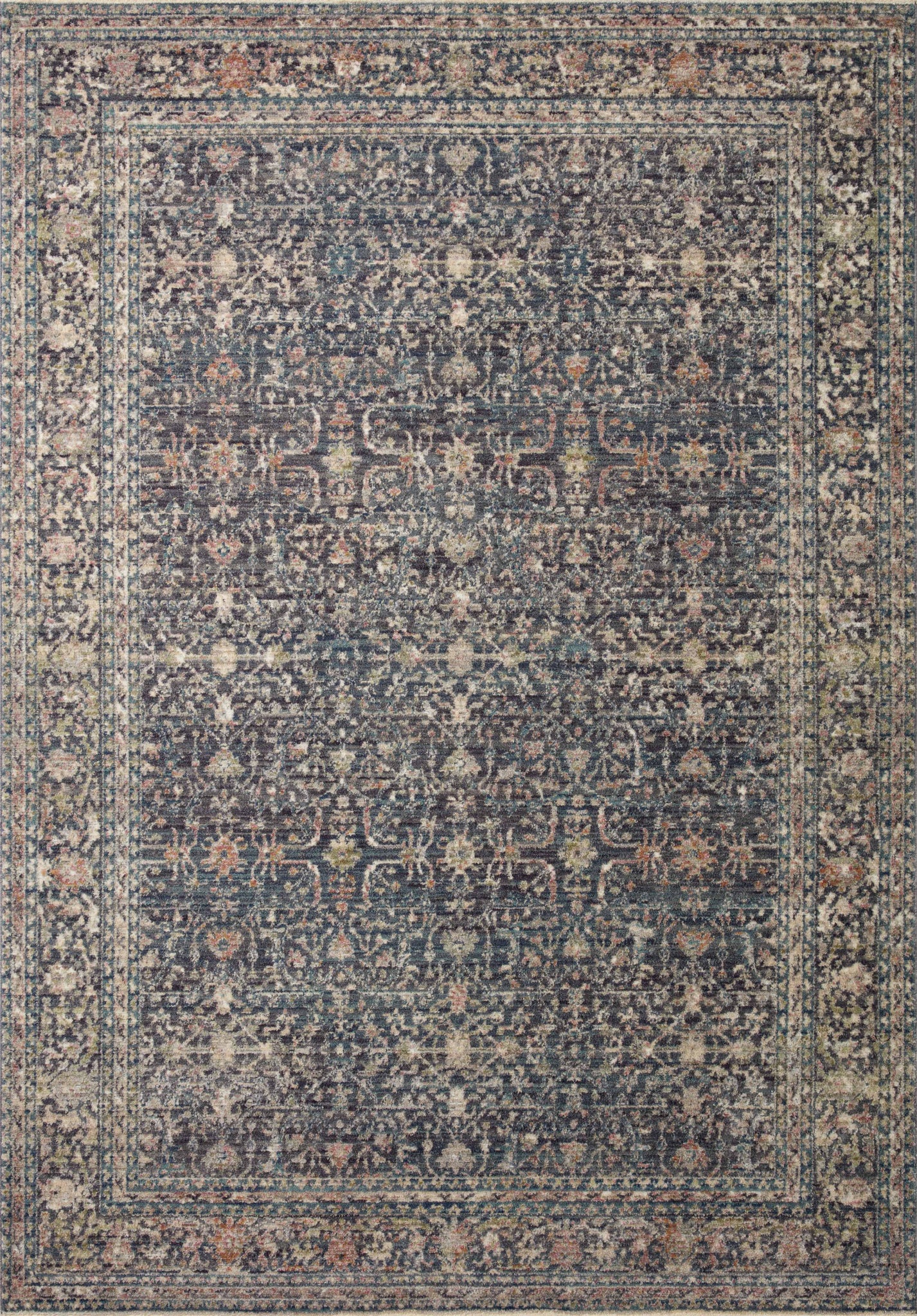 Bradbury Midnight / Multi — a Loloi rug at Laurie Yapp Home.