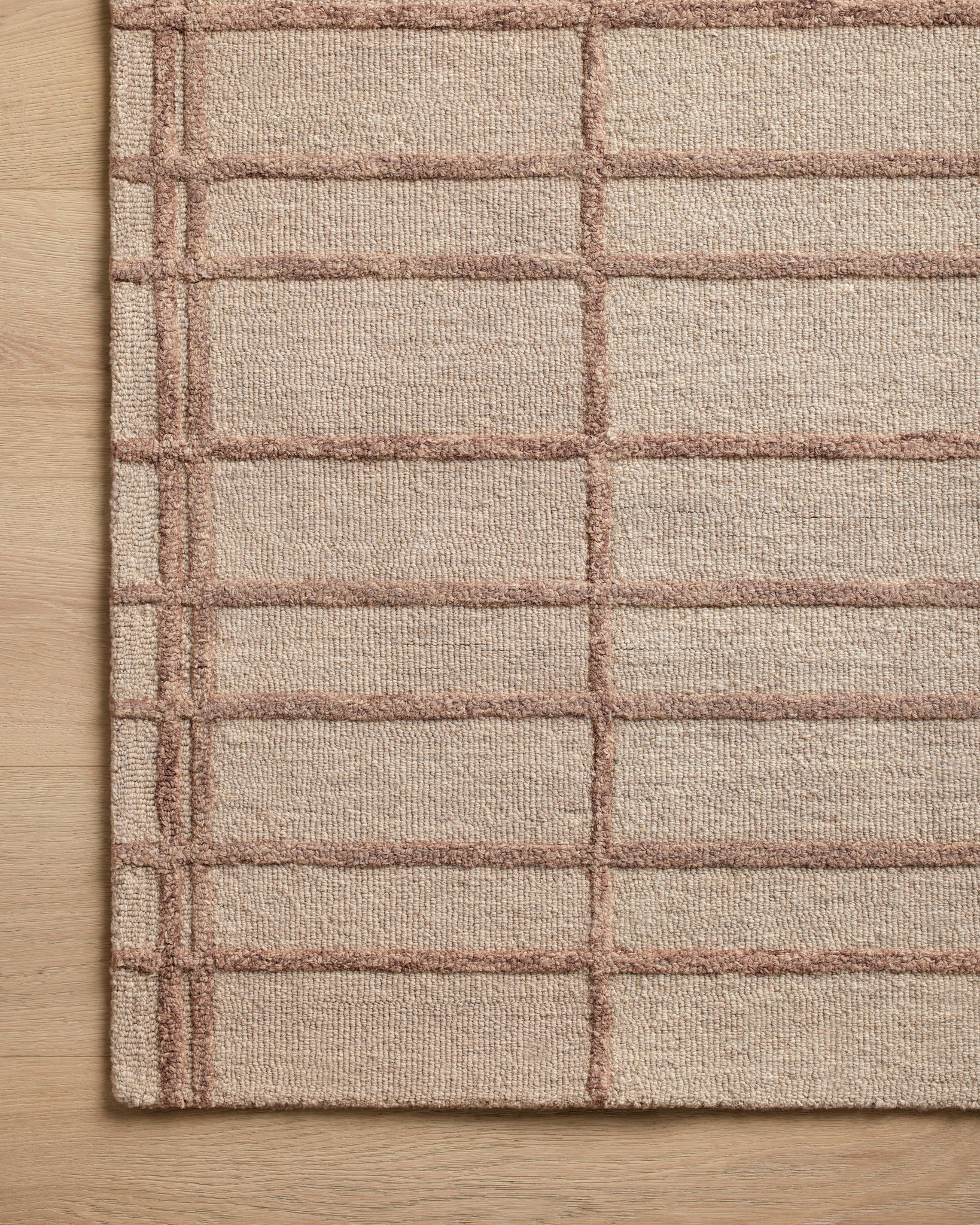 Bradley Rose / Blush shown from a different angle to reveal its pattern.