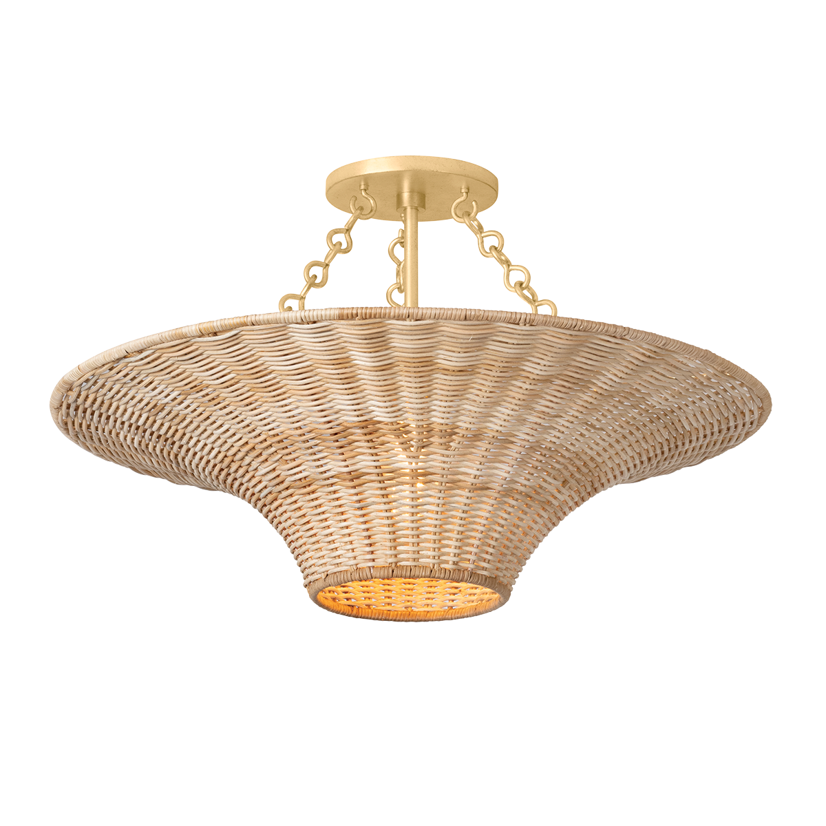 Ketan Semi Flush β a Troy semi flush for hallways, bedrooms, and entryways at Laurie Yapp Home.