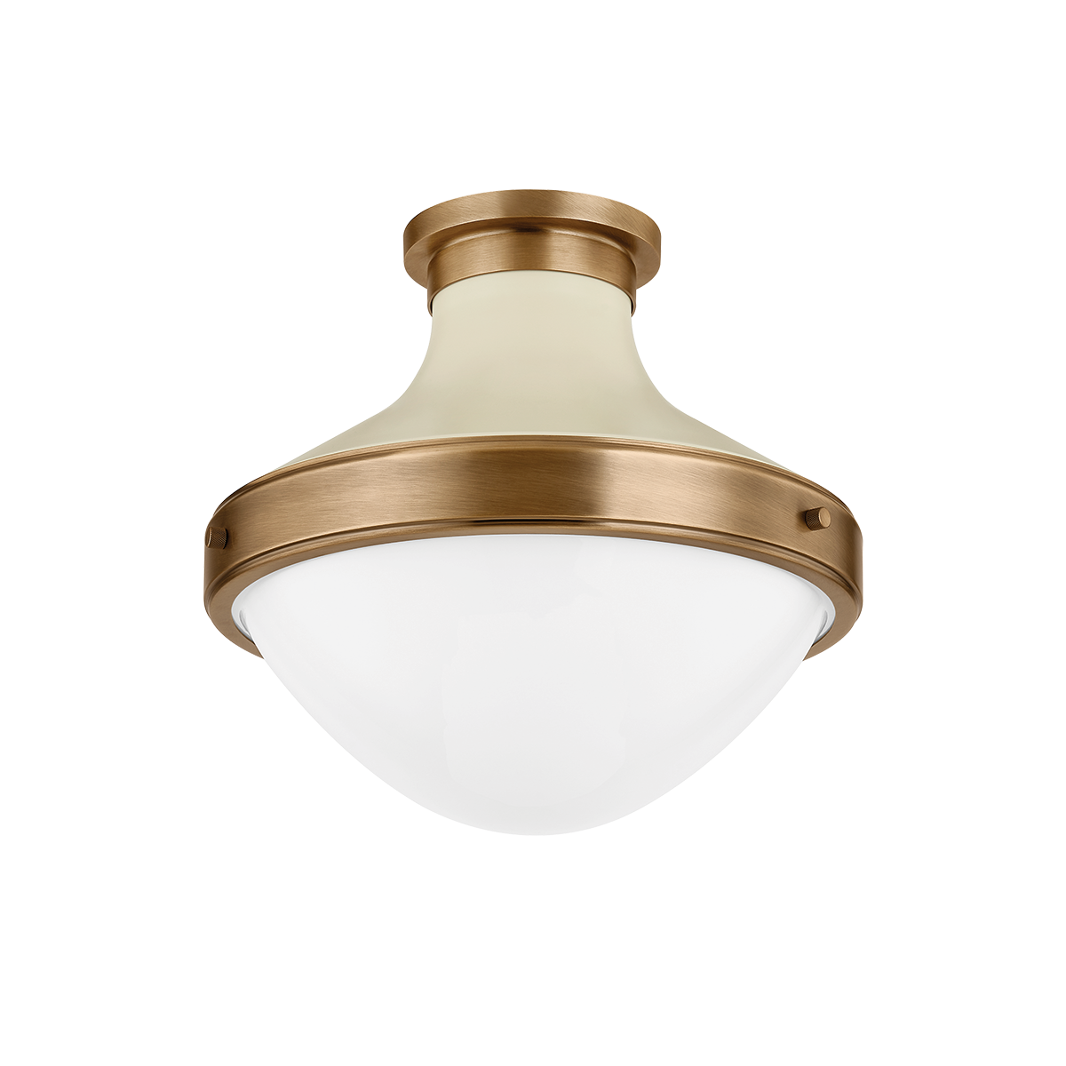 Maxton Flush Mount — a Troy flush mount for hallways, bedrooms, and entryways at Laurie Yapp Home.
