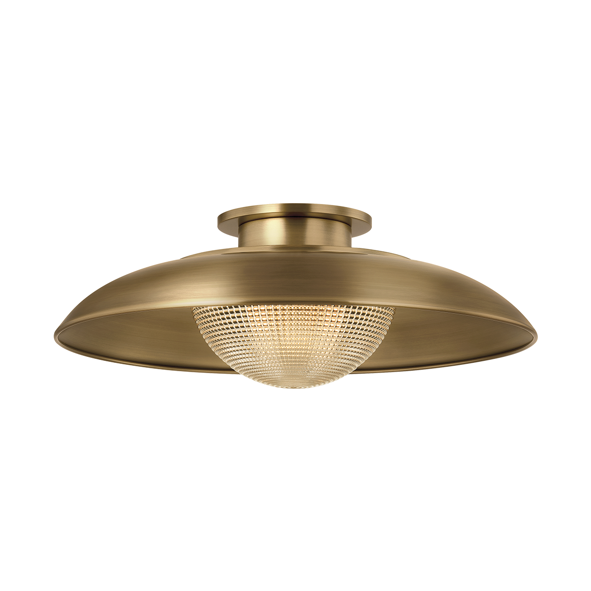 Braxton Semi Flush — a Troy semi flush for hallways, bedrooms, and entryways at Laurie Yapp Home.
