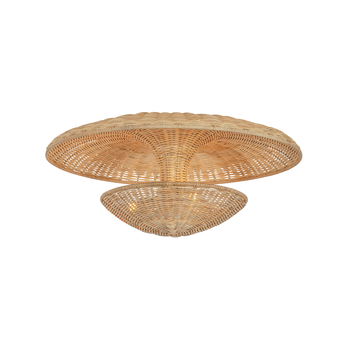 Draco Semi Flush — a Troy semi flush for hallways, bedrooms, and entryways at Laurie Yapp Home.