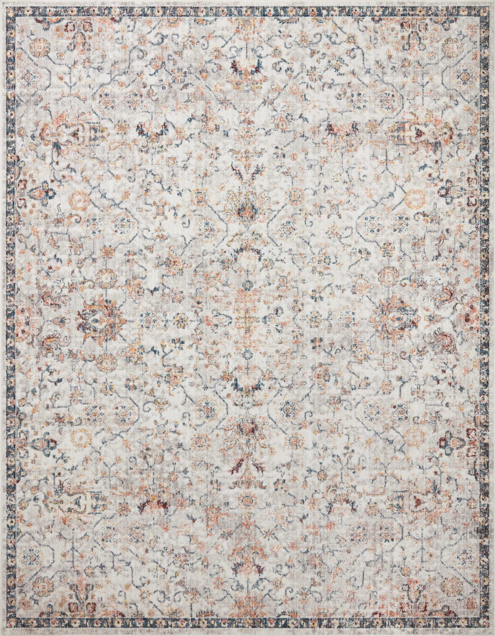 Cassandra Dove / Navy β a Loloi rug at Laurie Yapp Home.