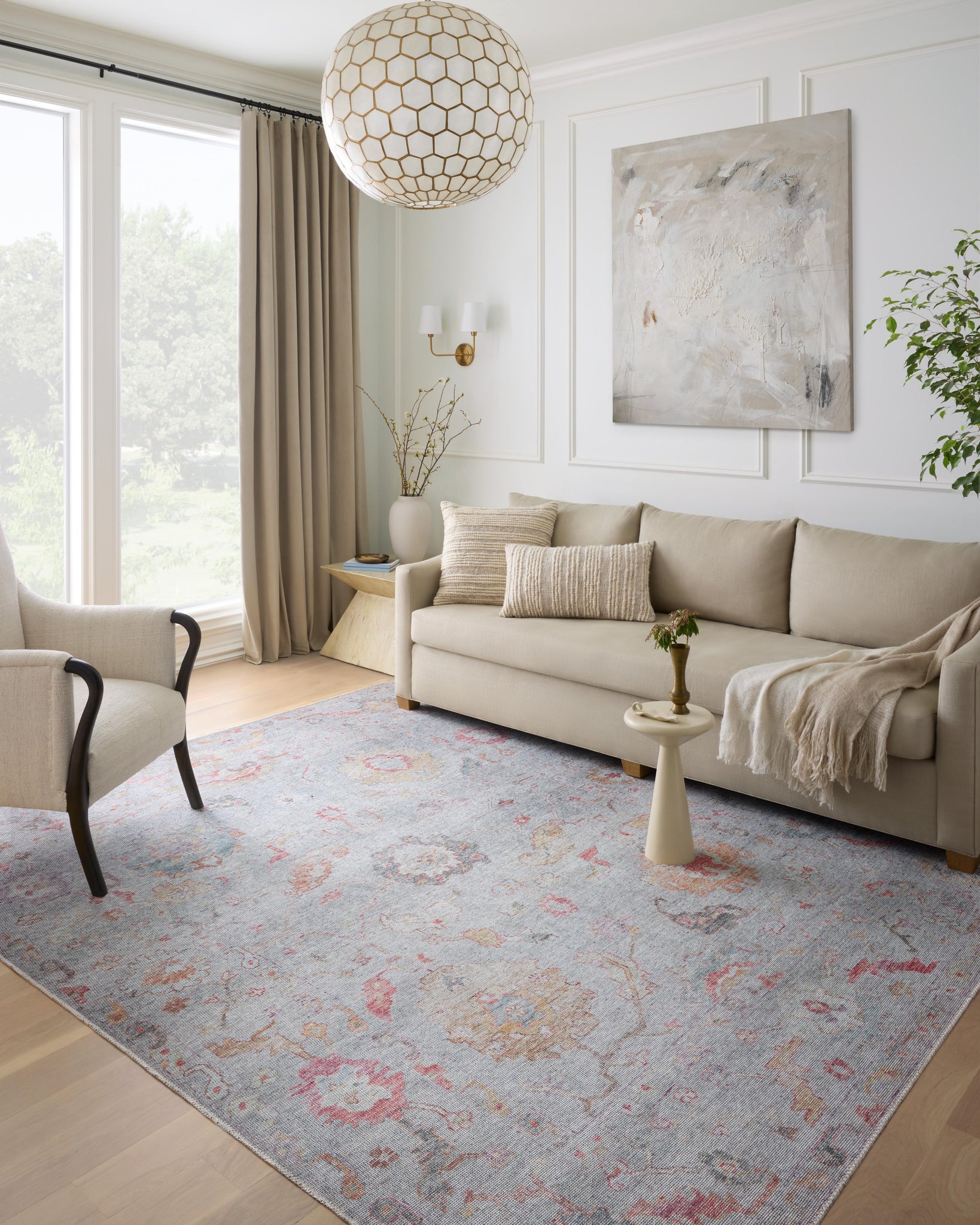 Elysium Silver / Multi β a Loloi rug at Laurie Yapp Home.