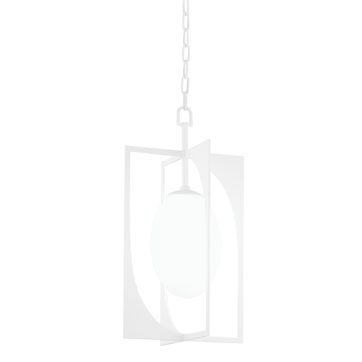 Enzo Lantern 13" shown from a second angle to highlight the frame and glass panel detail.