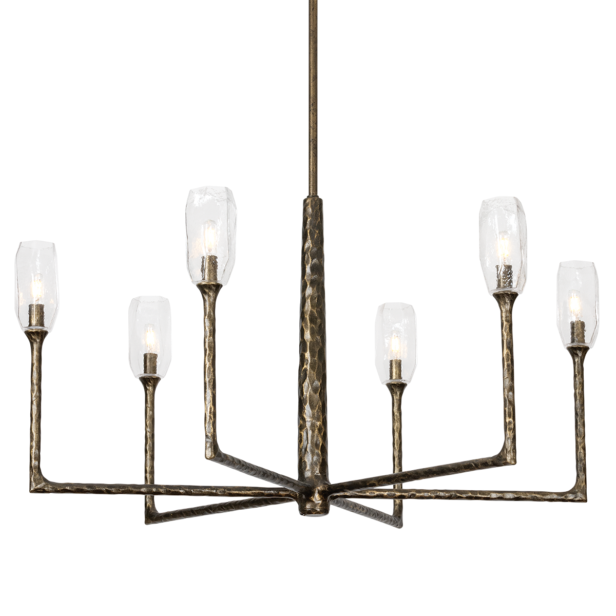 Lyle Chandelier 48" — a Troy chandelier for dining rooms, entries, and living rooms at Laurie Yapp Home.