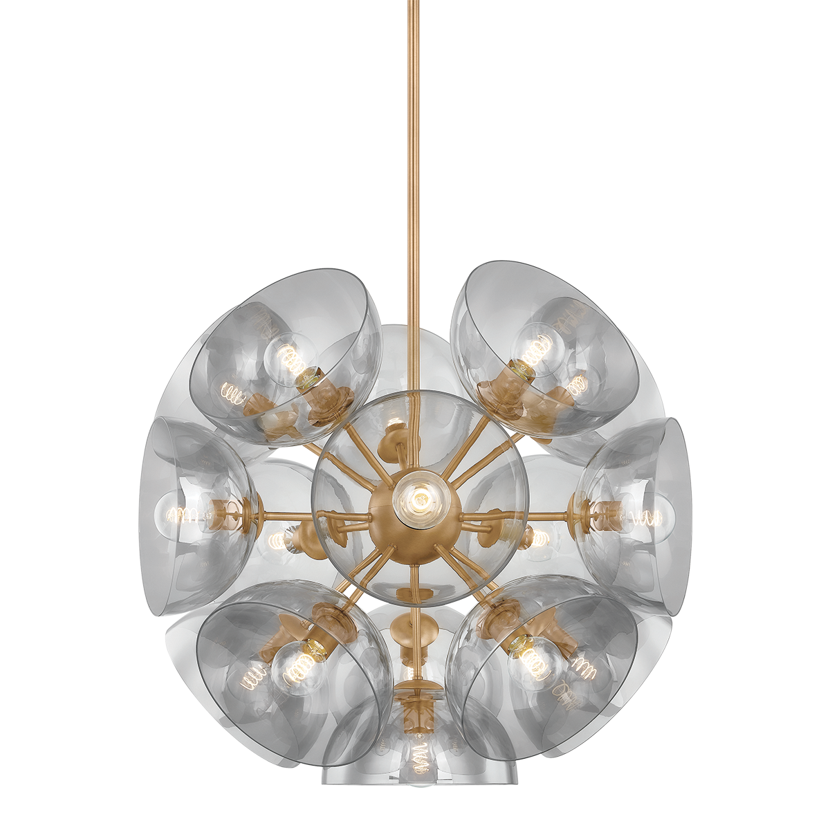 Salix Chandelier 34.25" — a Troy chandelier for dining rooms, entries, and living rooms at Laurie Yapp Home.