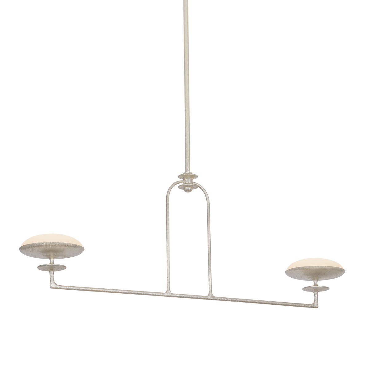 Pacific Linear — a Troy linear for dining rooms, kitchen islands, and long consoles at Laurie Yapp Home.