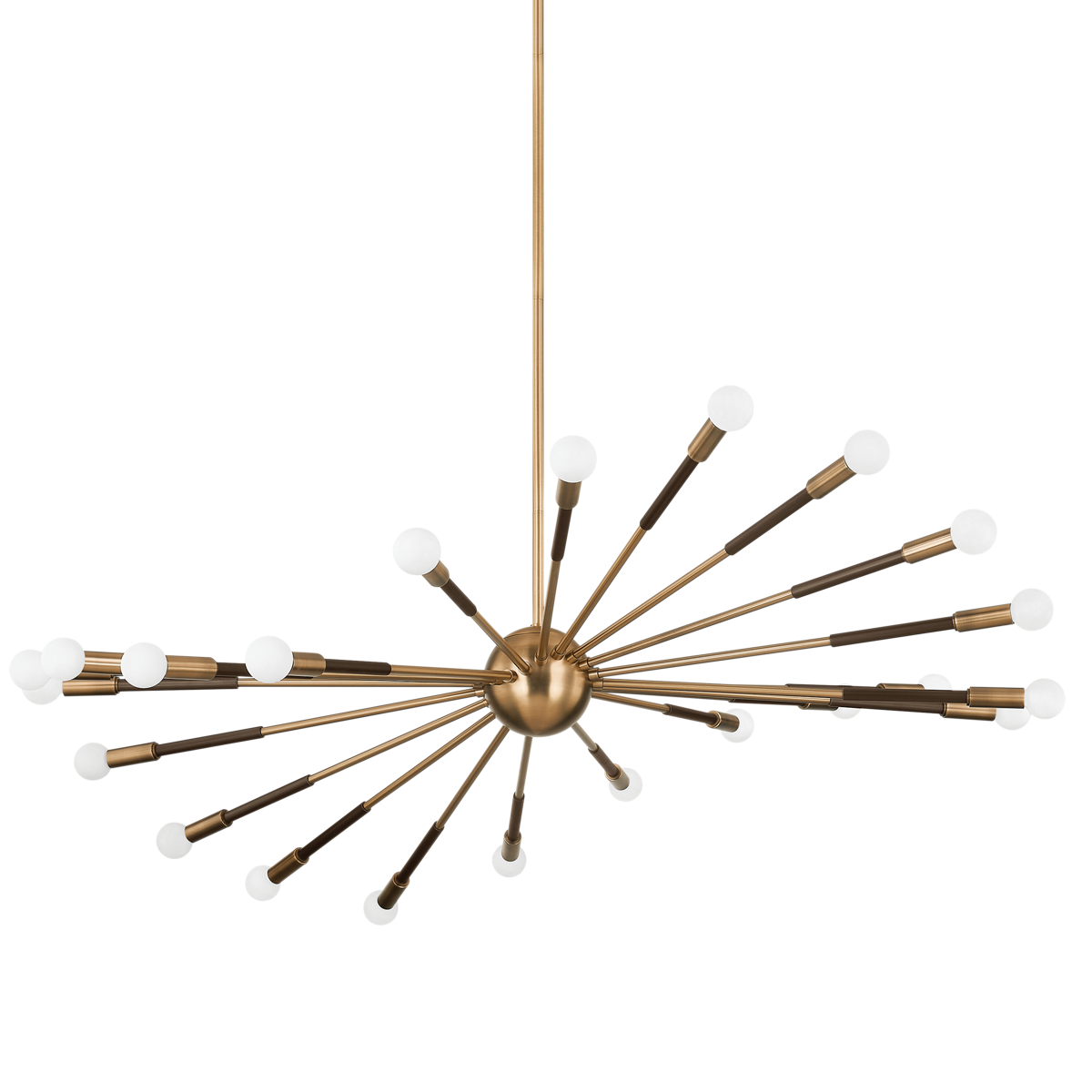 Obie Chandelier 50.75" — a Troy chandelier for dining rooms, entries, and living rooms at Laurie Yapp Home.