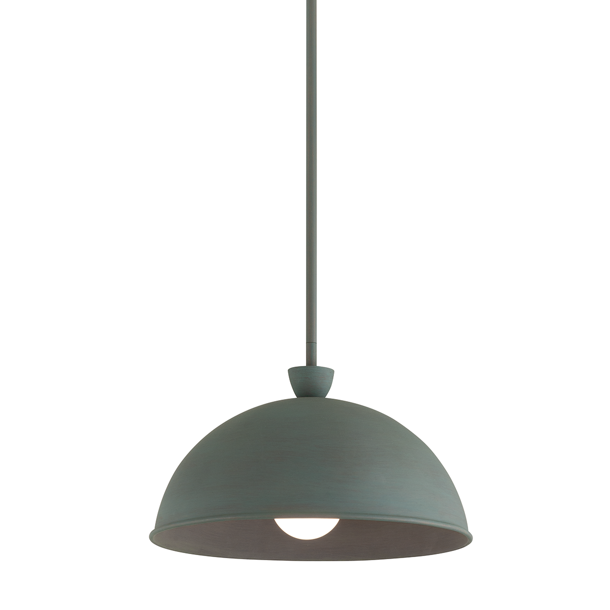 Tygo Pendant 14" shown from a second angle to highlight the shade shape and metal detail.