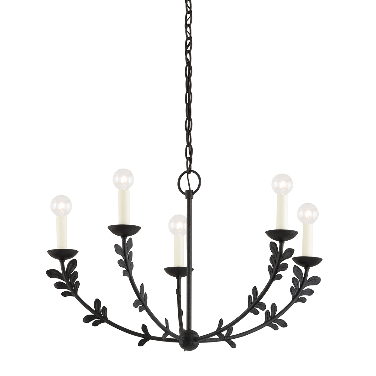 Florian Chandelier 28" — a Troy chandelier for dining rooms, entries, and living rooms at Laurie Yapp Home.