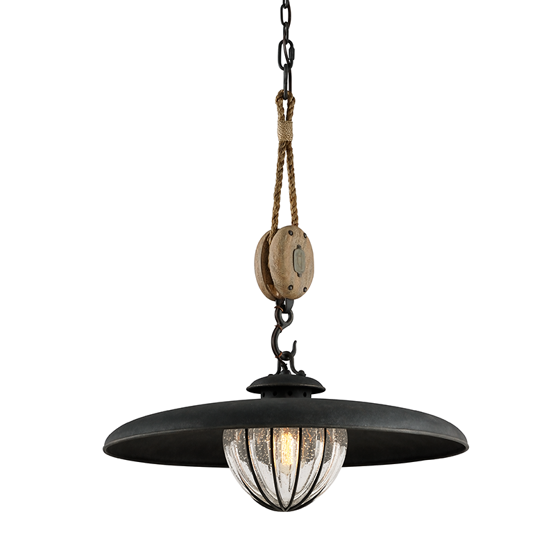 Murphy Pendant 24" β a Troy pendant for kitchens, entries, and dining rooms at Laurie Yapp Home.
