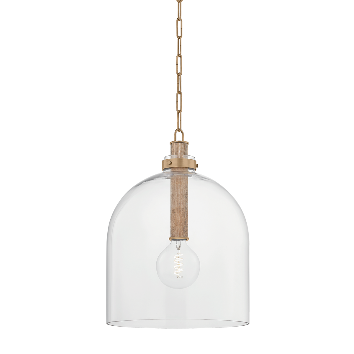 Kori Pendant 15.75" — a Troy pendant for kitchens, entries, and dining rooms at Laurie Yapp Home.