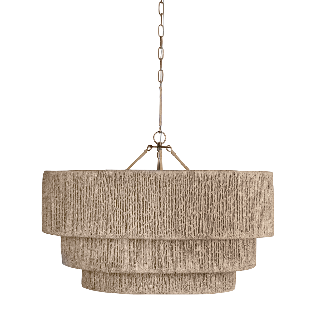 Reza Chandelier 34" — a Troy chandelier for dining rooms, entries, and living rooms at Laurie Yapp Home.