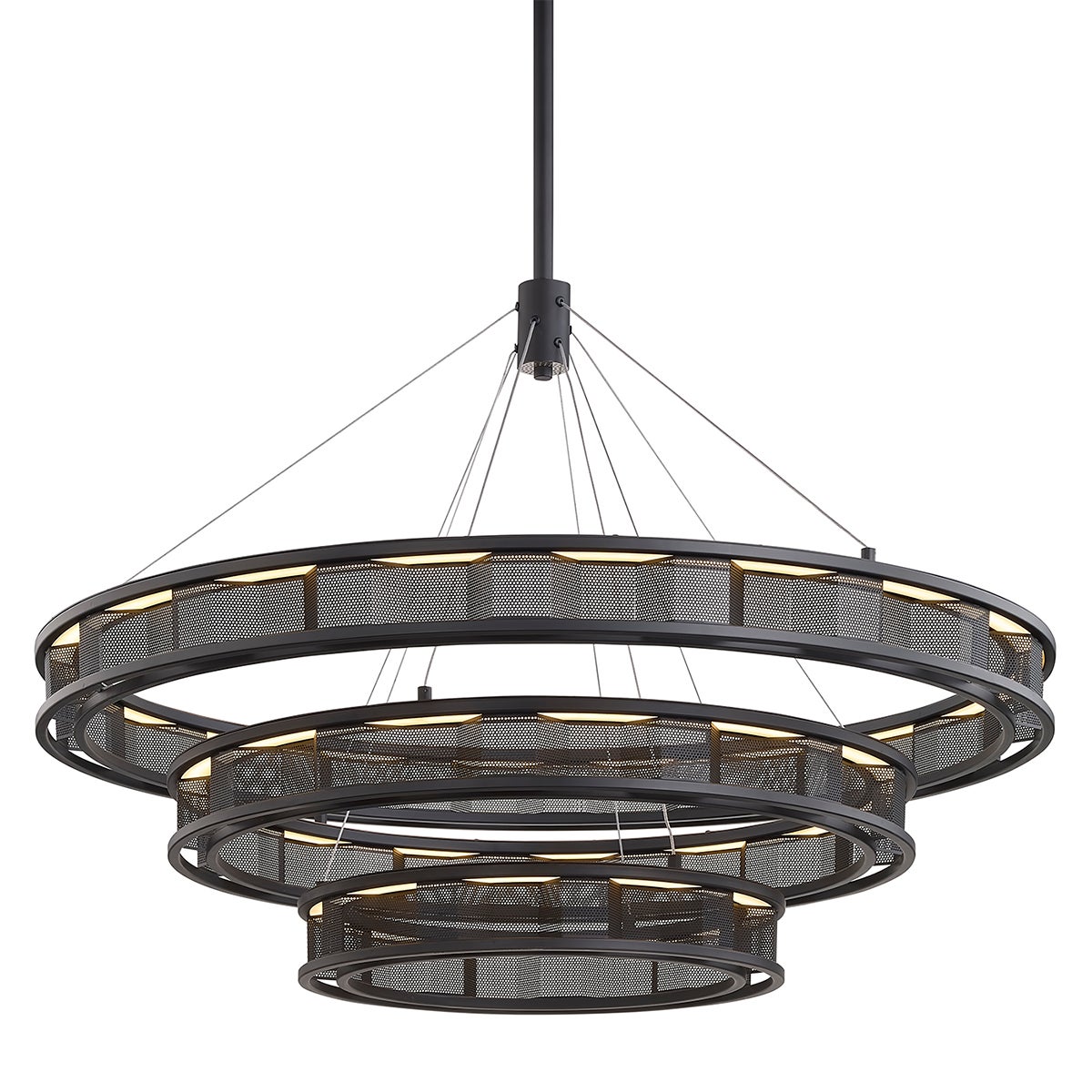 Fuze Chandelier — a Troy chandelier for dining rooms, entries, and living rooms at Laurie Yapp Home.