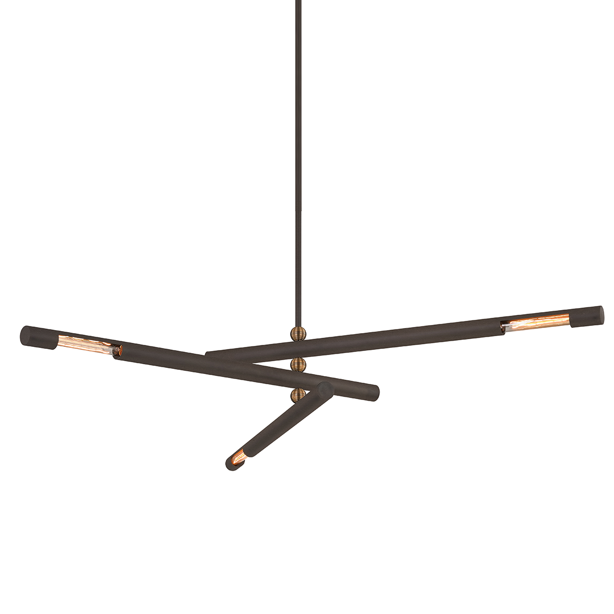 Hendrix Chandelier 62.25" β a Troy chandelier for dining rooms, entries, and living rooms at Laurie Yapp Home.