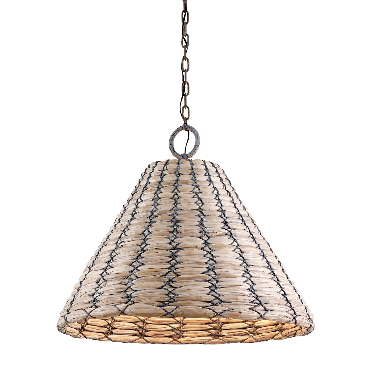 Solana Chandelier 30" — a Troy chandelier for dining rooms, entries, and living rooms at Laurie Yapp Home.