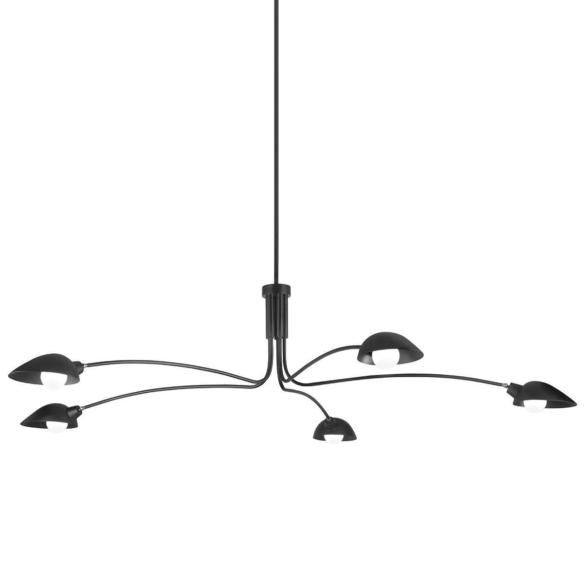 Leo Chandelier 84" β a Troy chandelier for dining rooms, entries, and living rooms at Laurie Yapp Home.