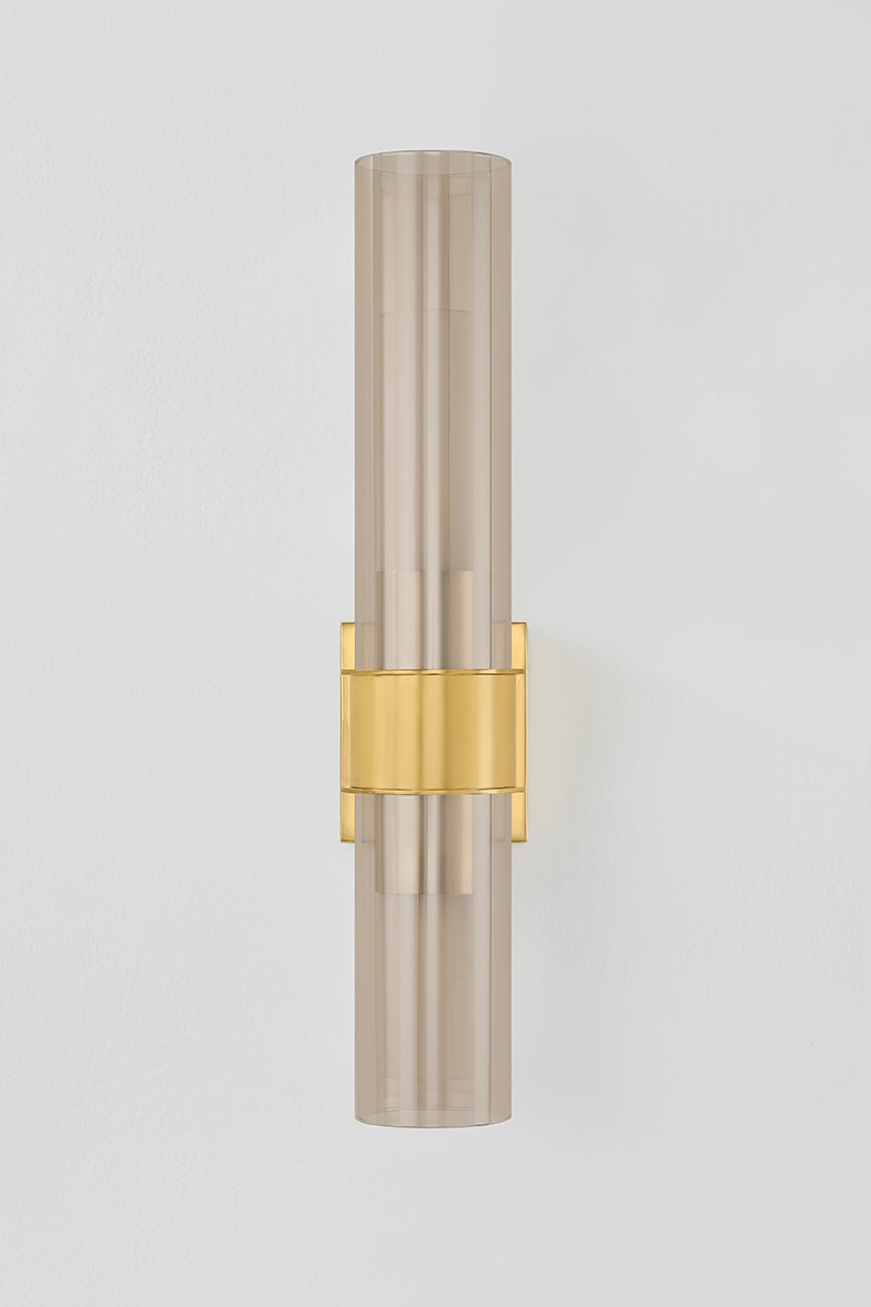 Granada Wall Sconce 4.25" x 21.5" shown from a second angle to highlight the arm curve and shade silhouette.