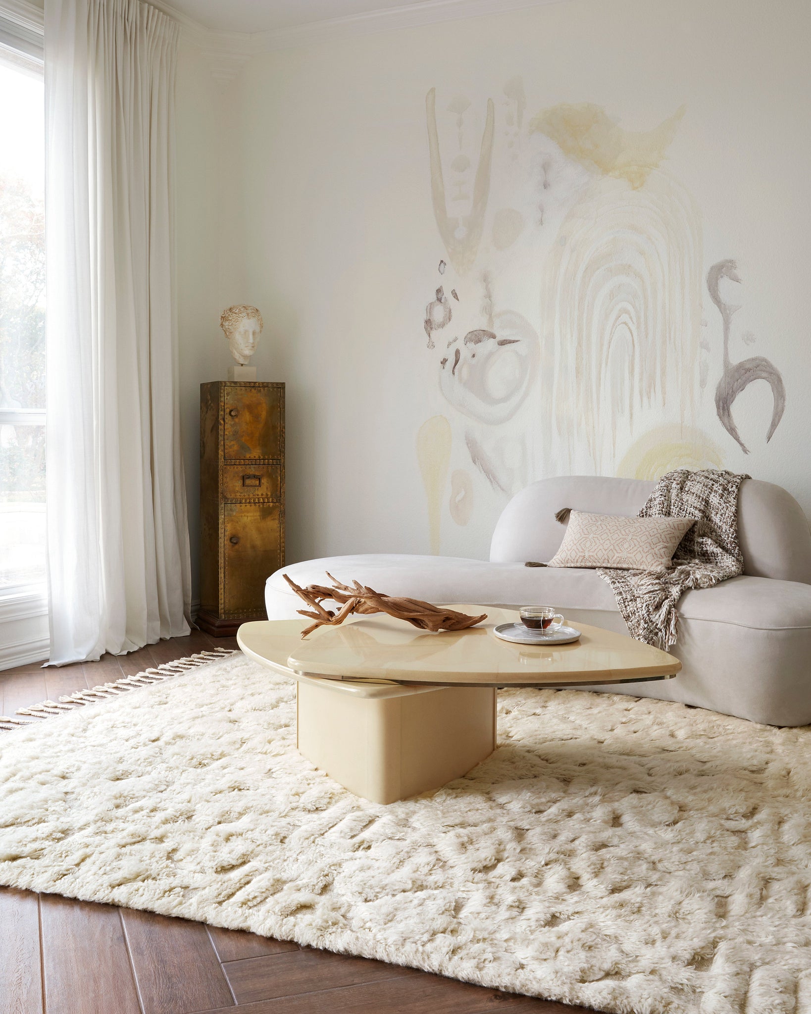 Hygge Oatmeal / Ivory shown from another angle.