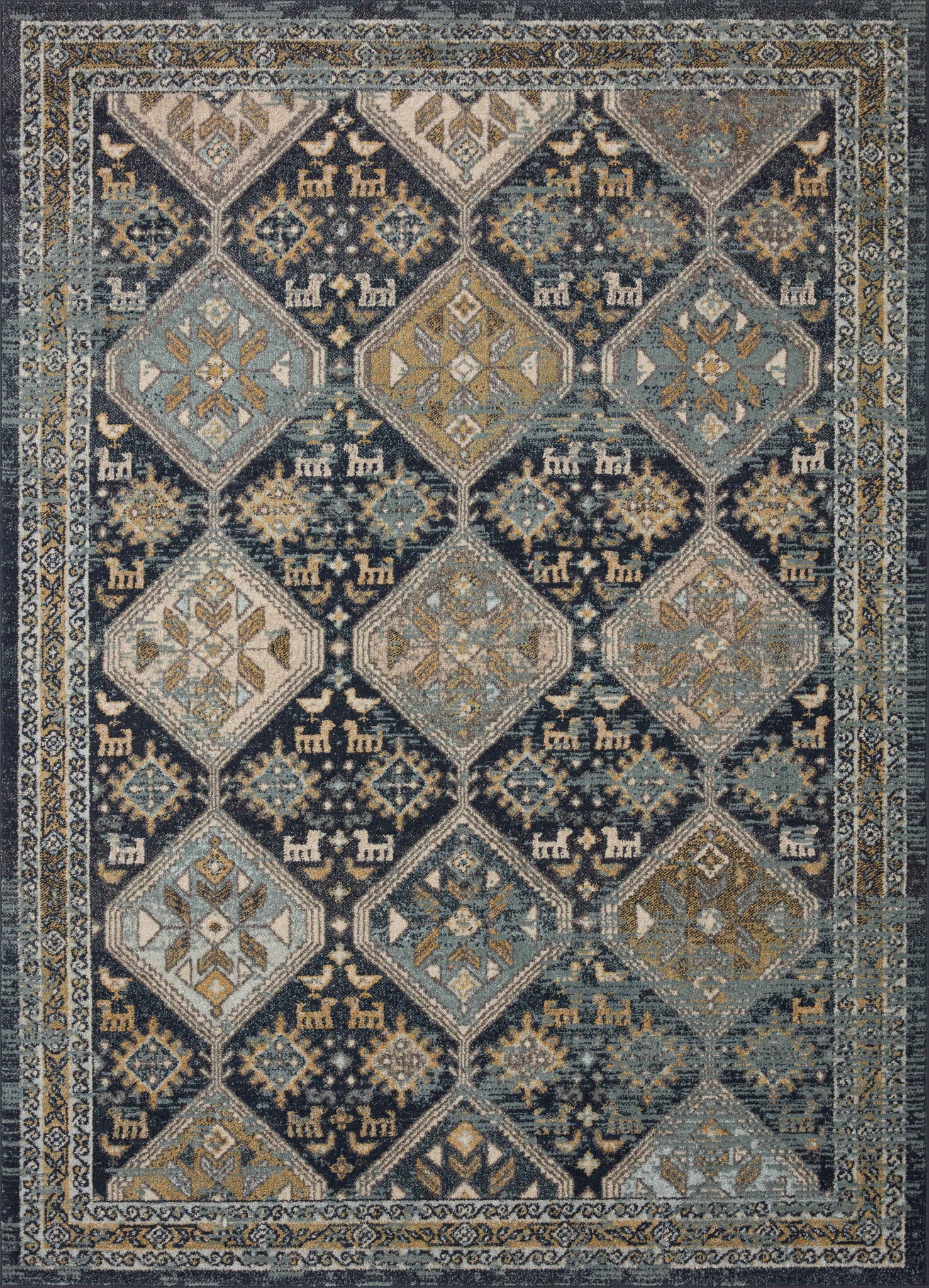 Jocelyn Navy / Blue — a Loloi rug at Laurie Yapp Home.