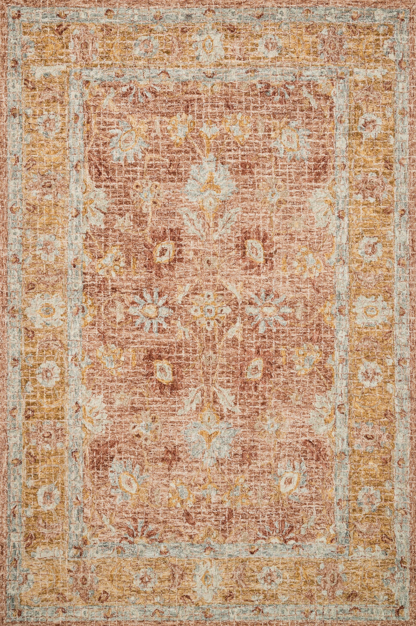 Julian Terracotta / Gold β a Loloi rug at Laurie Yapp Home.