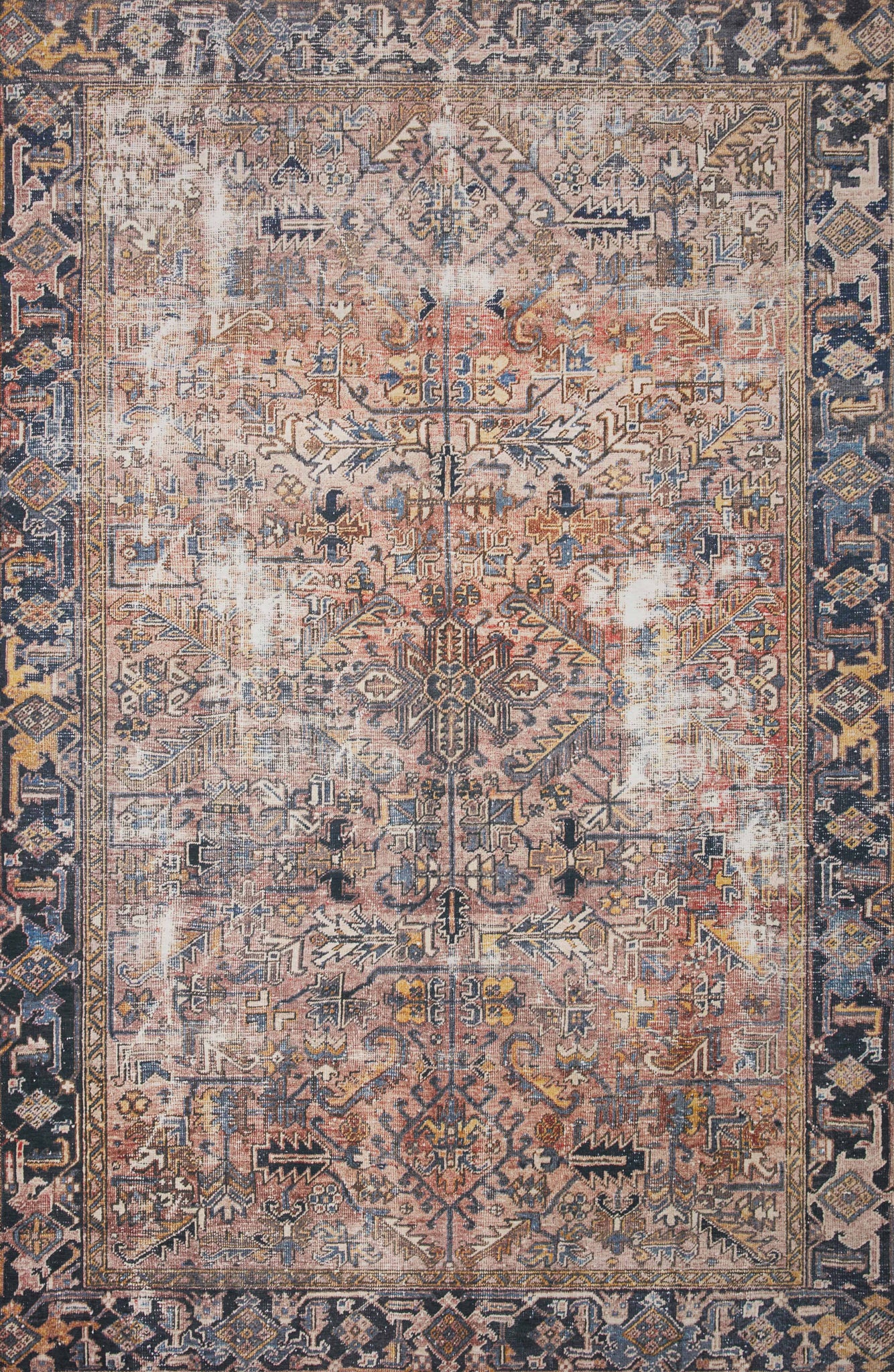 Jules Terracotta / Multi β a Loloi rug at Laurie Yapp Home.
