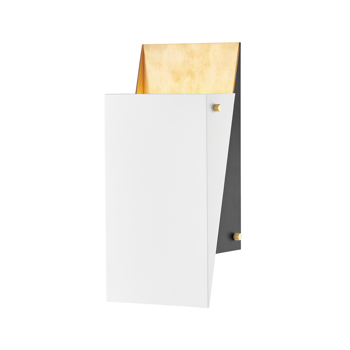 Ratio Wall Sconce 5.75" in aged brass — a Hudson Valley wall sconce for bathrooms, hallways, and living rooms at Laurie Yapp Home.